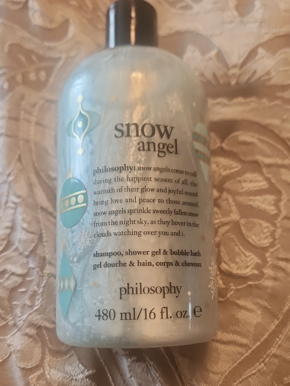 sealed Philosophy Snow Angel Shower Gel & Bubble Bath